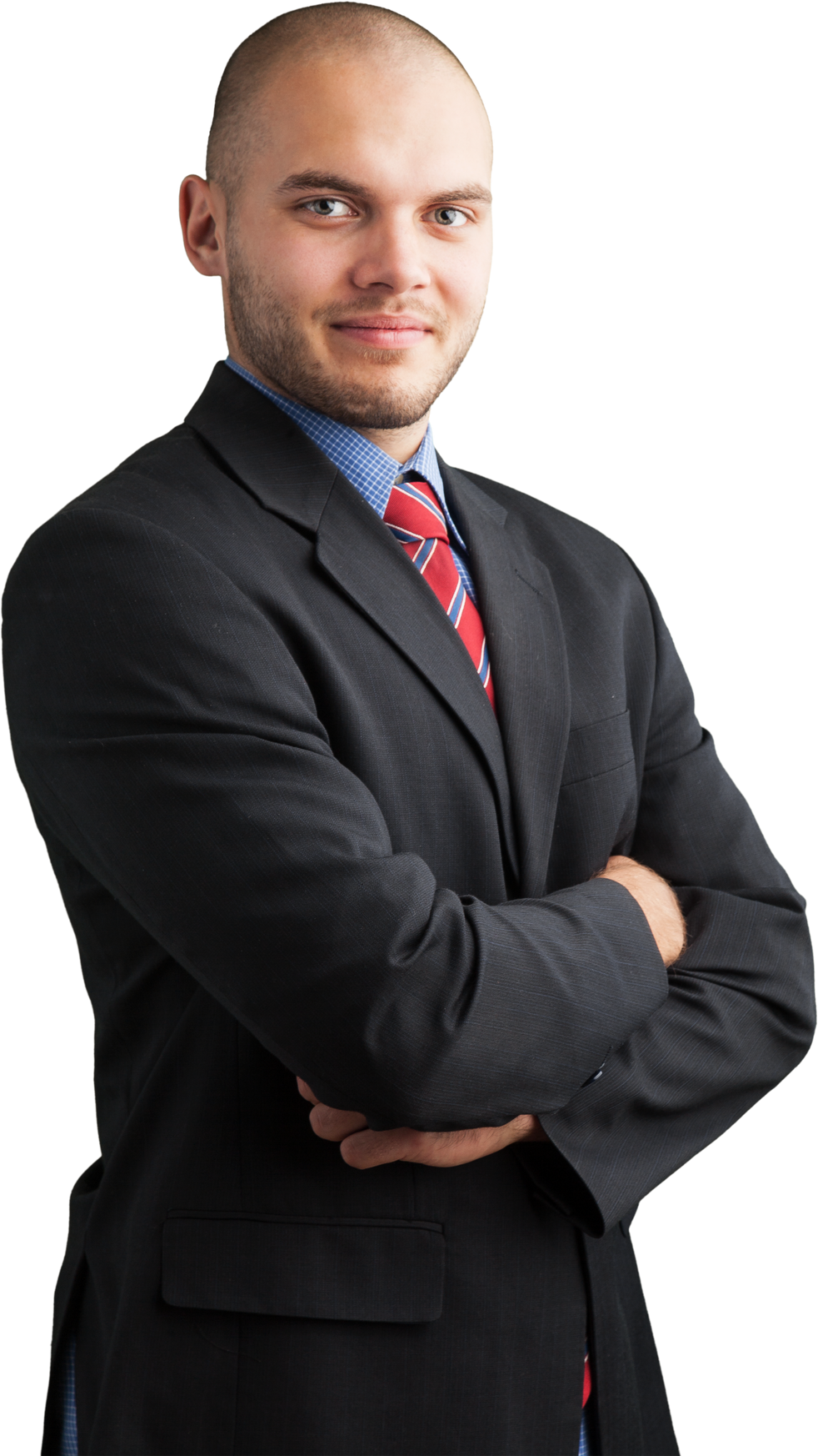 Young Businessman Cutout